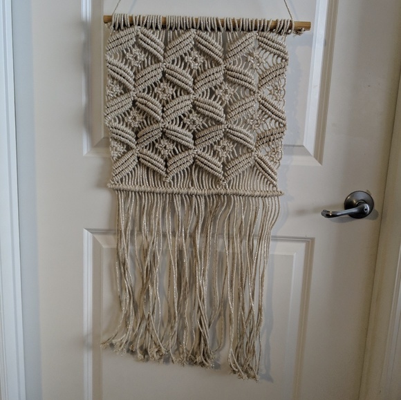 NWOT DKNY Home Macrame wall art - Picture 5 of 6